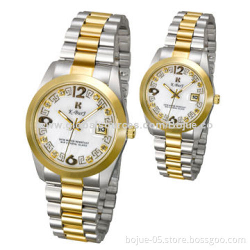 Hottest Business Fashionable Wristwatches, Japan Movement with Date Function, Text Totem